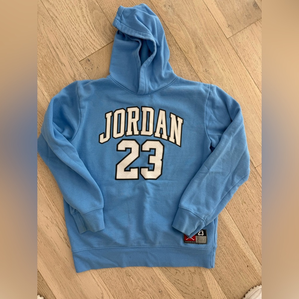 Jordan Light Blue Hoodie Youth XL